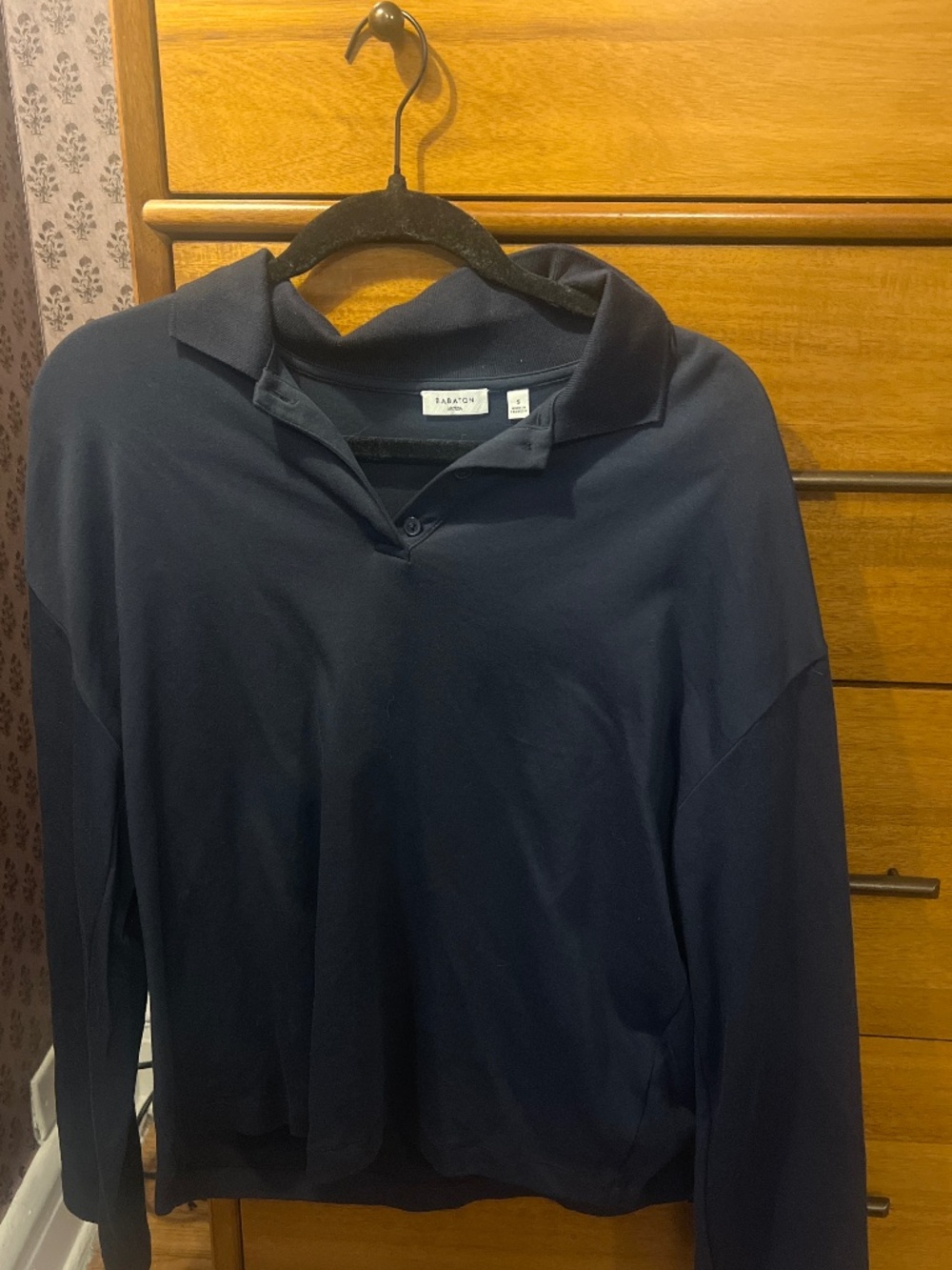 Aritzia long sleeve polo
